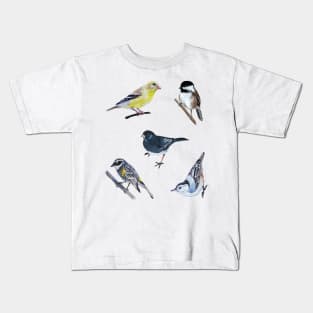 Little Birds sticker set Kids T-Shirt